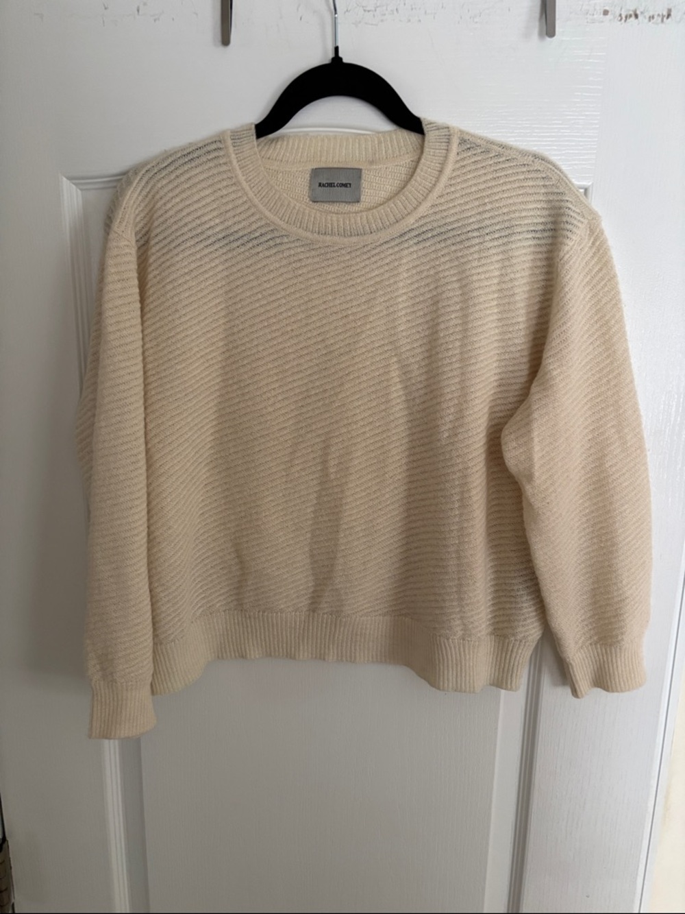 Rachel Comey Cream Crewneck Alpaca Soft Sweater-M-Beautiful! - Picture 7 of 7